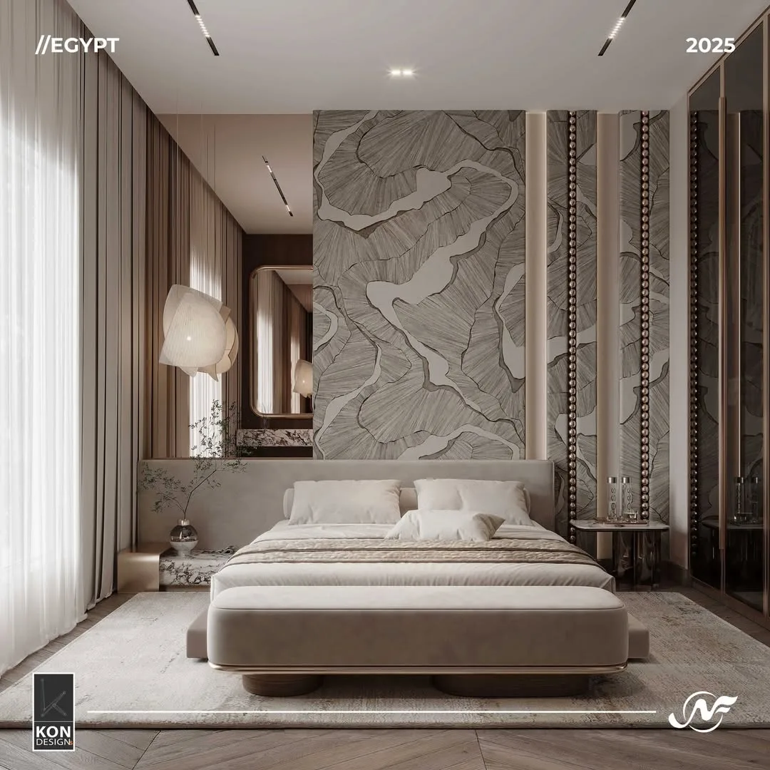 Luxe panel bedroom