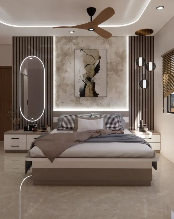 2BHK premium bedroom interior design Chennai — T. Nagar