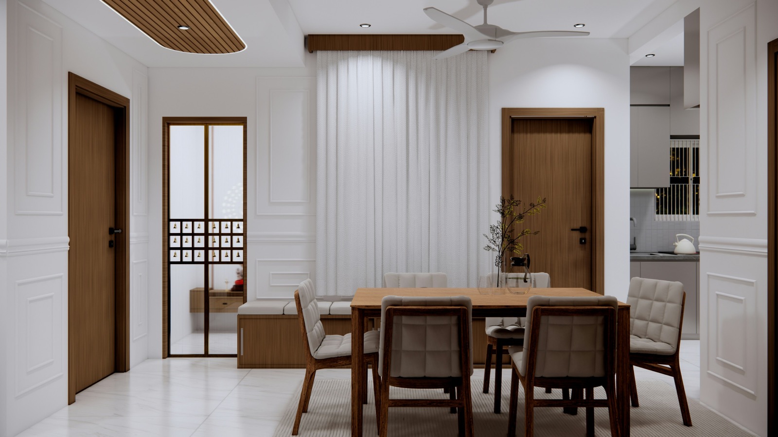 Vastu dining room table placement seating