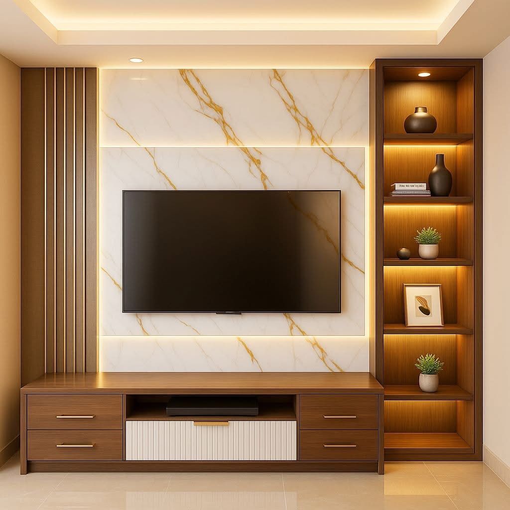 TV Unit design ideas in Chennai — Homeli