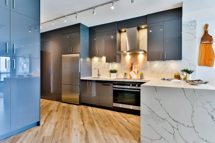 Premium island kitchen interior Chennai