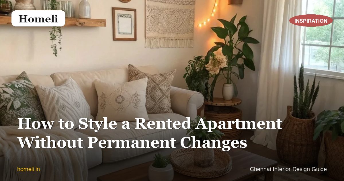How to Style a Rented Apartment Without Permanent Changes